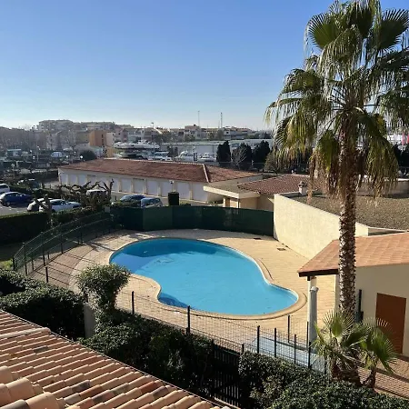T2 Avec Piscine, Lave-vaisselle, à 150m, Animaux Acceptés - Fr-1-702-42 * Agde